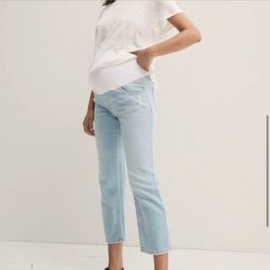 THE OVER THE BUMP STRAIGHT MATERNITY JEAN - ULTRALIGHT / 24
